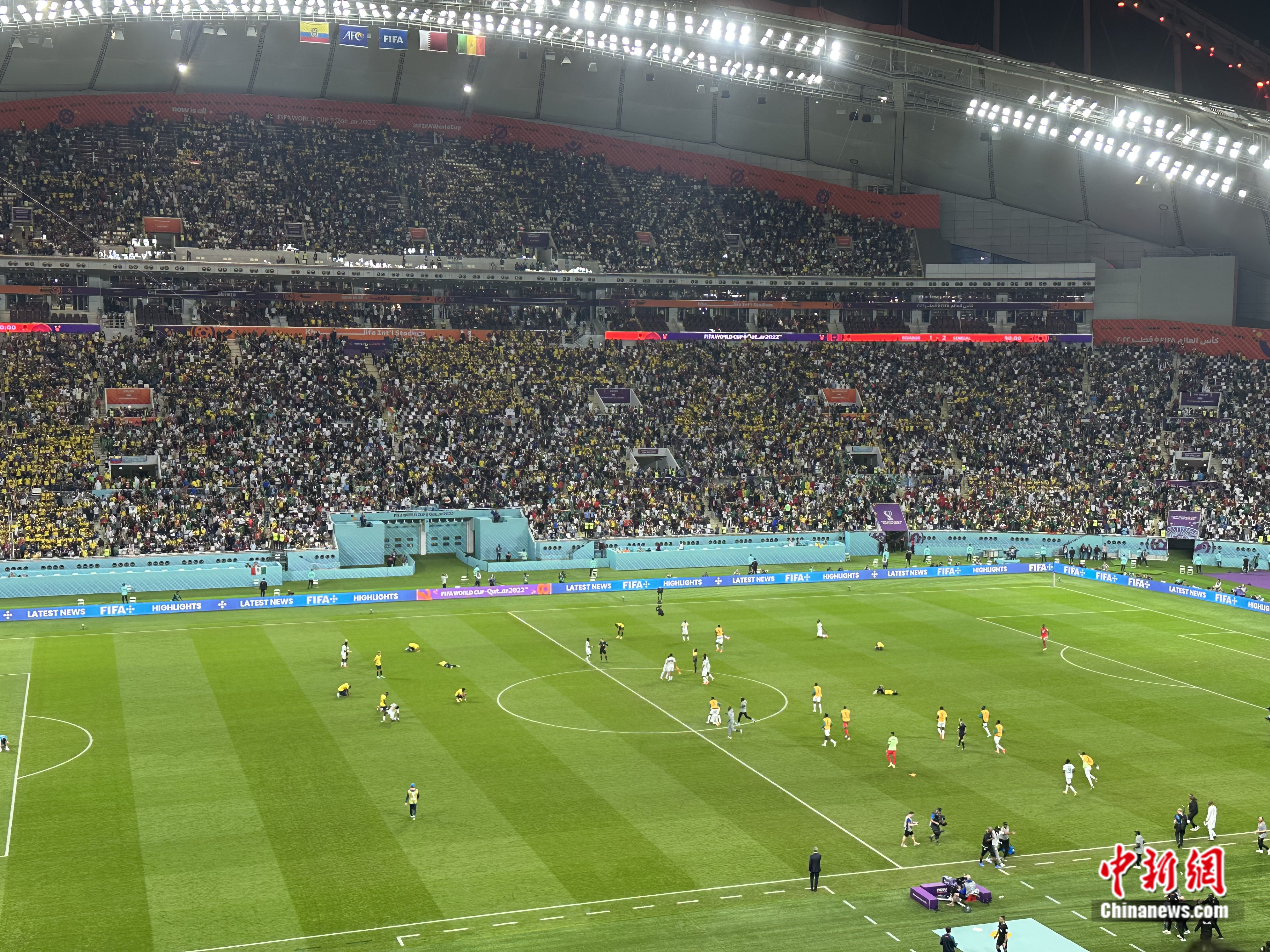 厄瓜多尔12负塞内加尔，球迷助威声中错失出线机